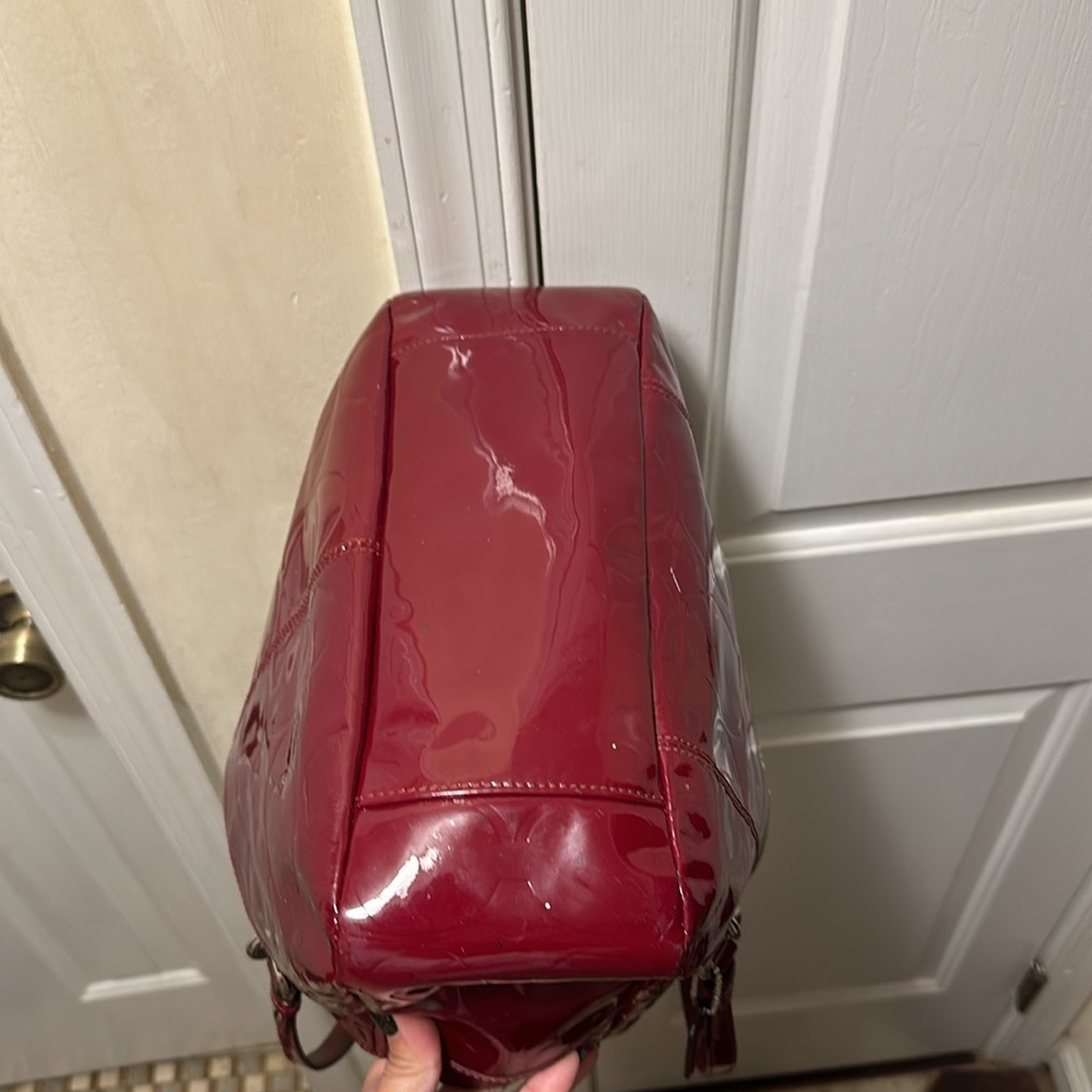 Red authentic Coach purse - Picture 8 of 8